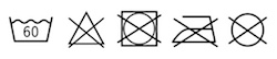 Care Symbols PUL - 60°C no tumble dryer